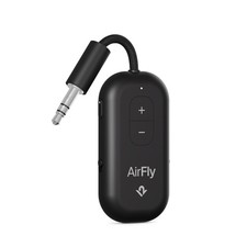 AirFly Pro 2   Bluetooth Adapter for Airplane, Pair 2 AirPods or Black