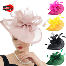 2024 Elegant Fascinator Hat for Women Tea Party Kentucky Derby Fascinator Pillbo