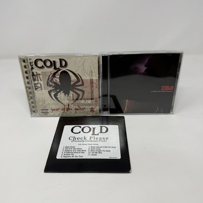Cold - Year Of The Spider & Different Kind Of Pain & Check Please Promo 3 CD Lot