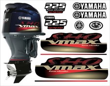 Yamaha Påhengsmotor SHO VMAX 225 Four Stroke Klistremerker set / Stikers