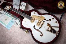 GRETSCH MIJ G6136T White Falcon with Bigsby "Vintage White + Ebony" (2011)