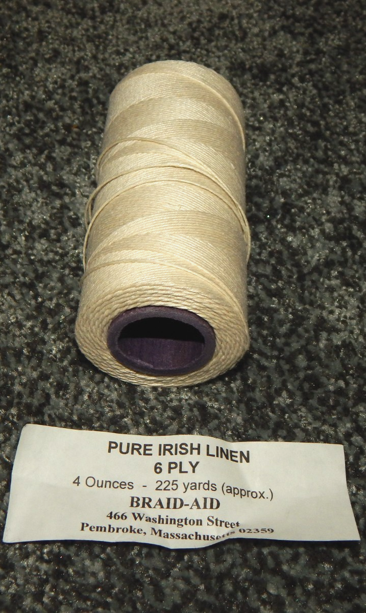 Vintage NOS Braid Aid Fabrics Pure Irish Linen 6 Ply Thread | eBay