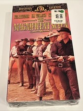 The Magnificent Seven VHS, 1997, Western Legends MGM/UA Gold Stamped