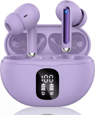 Bluetooth 5.4 Wireless Earbuds Noise Cancelling Mic LED Display IP7