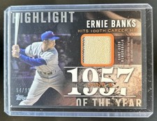 2015 Topps Ernie Banks Highlight of the Year Jersey #/99 Cubs