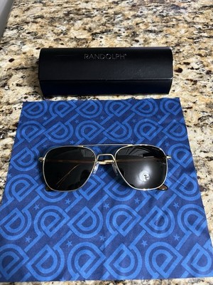 Randolph USA x Dave Portnoy Aviator Sunglasses - 23K Gold Barstool Limited Run