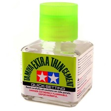 Tamiya Extra Thin Cement Quick Set Version Modelling Cement 40ml Plastic Kit New