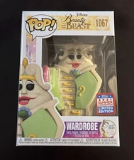 Disney Beauty And The Beast Wardrobe 2021 SDCC Funko Pop 1067 in Pop Protector