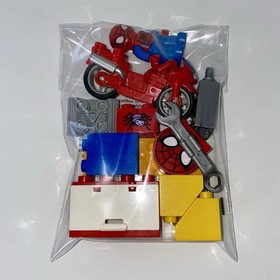Lego Duplo Spider-Man Web-Bike Workshop Set 10607 Complete Motorcycle Wrench