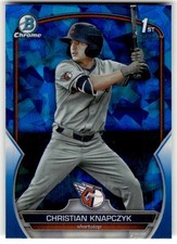 2023 Bowman Draft Sapphire Edition Christian Knapczyk #BDC-180