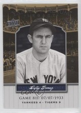 2008 Upper Deck Yankee Stadium Legacy Lefty Gomez #YSL811 HOF 3h2