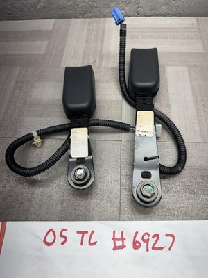   2004-2008 Acura TL Seat Belt Buckle LEFT & RIGHT Side Black OEM W/Connector