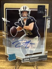2023 Clearly Donruss #63 Jake Haener Rated Rookie Autograph Auto Saints RC
