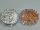 Zombucks Starving Liberty 1 oz Silver, Copper Rounds Currency of the Apocalypse
