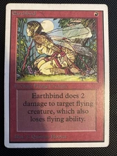 English - MTG Earthbind - MP - Unlimited Edition