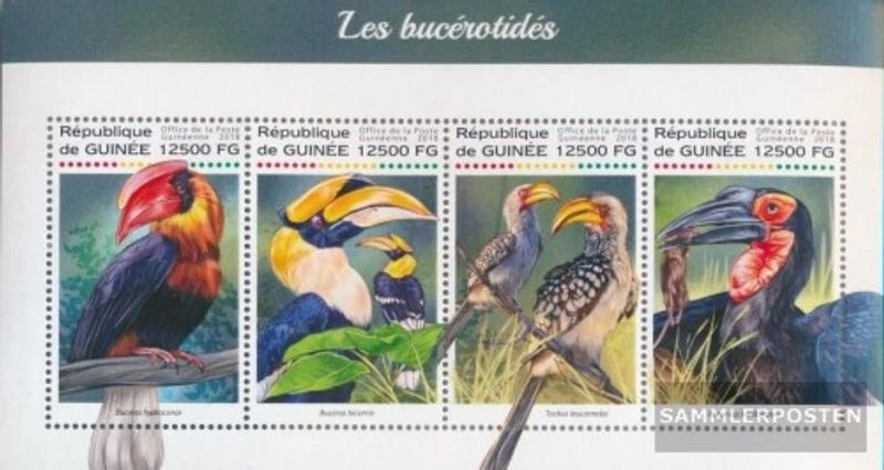 Briefmarken Guinea 2018 Mi 12915-12918 Kleinbogen (kompl. Ausgabe) postfrisch Na - Bild 1 von 1