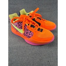 Nike Ja 2Gs Basketball Shoes Kids 5Y Orange Pink Cheetah HM5061-400 Sneakers
