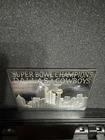 NFL 1993 Super Bowl XXVII Champions Dallas Cowboys 3 oz .999 Silver  Card  / Bar