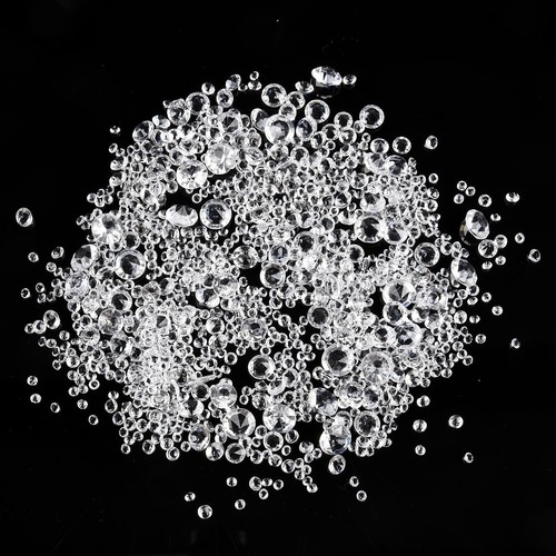 High Quality Acrylic Diamond for Wedding Decoration 1000pcs Mixed Size - Picture 15 of 21