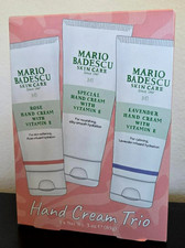 NIB MARIO BADESCU Hand Cream Trio With Vitamin E 3 Pc Gift Set 3 oz/85g Each