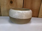Vintage Royal Haeger USA Round Art Deco Pottery Speckled Two Tone Planter