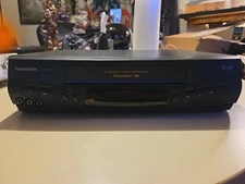 Panasonic VCR Blue Line PV-8451 Omnivision 4 Head VHS Player No Remote TESTED