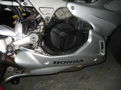 98-05 Honda Firestorm Belly pan VTR1000 Belly Pan Full Length - Picture 3 of 3