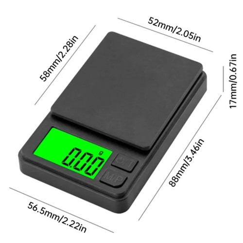 Precision Digital Pocket Scale 1000g x 0.01g - Food, Jewelry, Ounces, Grain UK - Picture 4 of 6