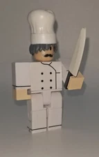 Roblox Figure Chef Cook w/ accessories & Mystery Box Figurine Rare - No Code