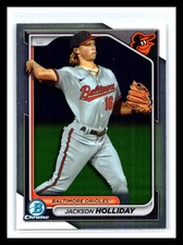🔥 JACKSON HOLLIDAY 2024 BOWMAN CHROME PROSPECTS RC # 47