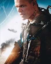 Matt Damon signed autograph 20x25cm Elysium in person autograph COA