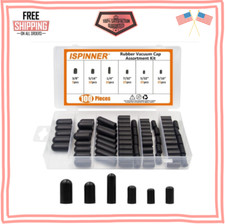  100 PCS CARBURETOR  VACUUM RUBBER CAP PLUG ASSORTMENT KIT INTAKE VACUUM LINES
