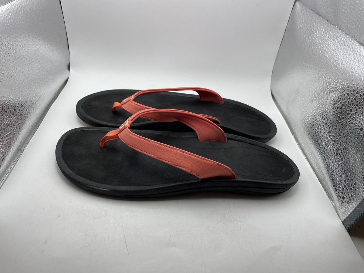 OLUKAI Women's Kulapa Kai 10 Coral/Black