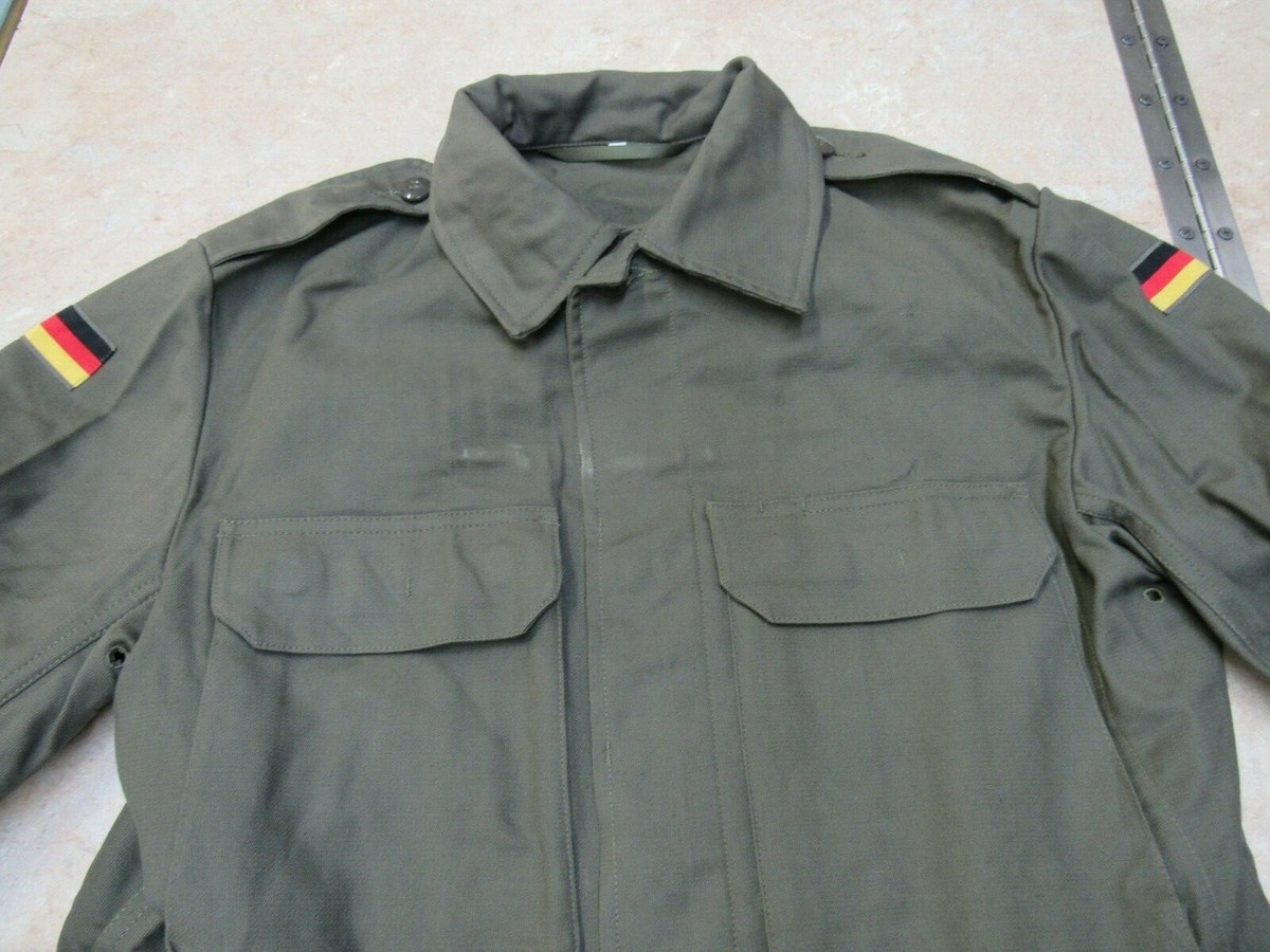 Vintage German Moleskin Field Shirt Jacket Bundeswehr