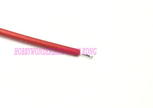 KF2510 2.54mm crimped terminal contact pin 30cm 26AWG red color wire x 20 - Picture 3 of 3