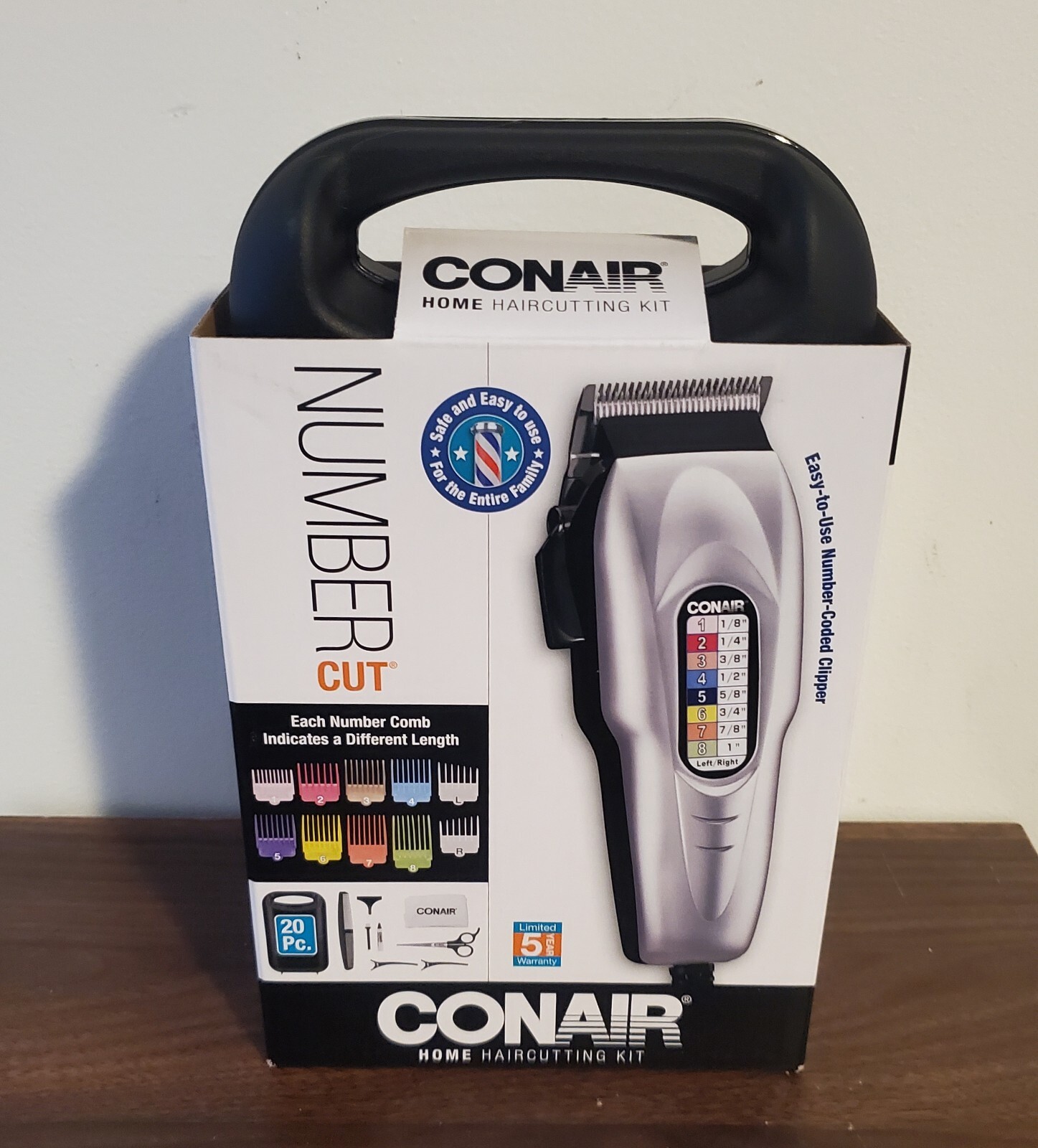 Conair Clippers hair cutting kit Number Cut 20Piece Men Corded home