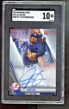 Luis Gil 2019 Bowman's Best Best Of 2019 Autographs #B19LG SGC 10 GEM