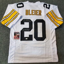 PITTSBURGH STEELERS ROCKY BLEIER AUTOGRAPHED SIGNED INCSCRIBED JERSEY JSA COA