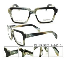 Vintage Square Eyeglass Frames Men Hand Made Black Full Rim Retro Glasses Women