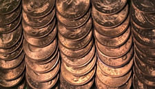 50 Coins BU Great Britain Half Penny Queen Elizabeth II Uncirculated 1954 - 1970