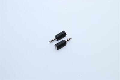 2x PC Audio Stereo Headset Adapter Klinke 2,5 mm Stecker auf 3,5 mm Buchse