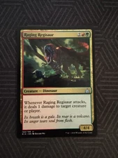 mtg raging regisaur rivals ixalan