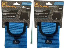 2x Mini Buddy Pouch Magnetic Waistband Blue And Black No Belt Required 