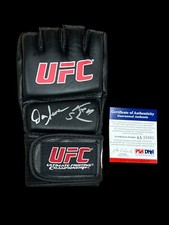 KEN SHAMROCK DAN SEVERN SIGNED AUTOGRAPH UFC GLOVE PSA/DNA 4A33393