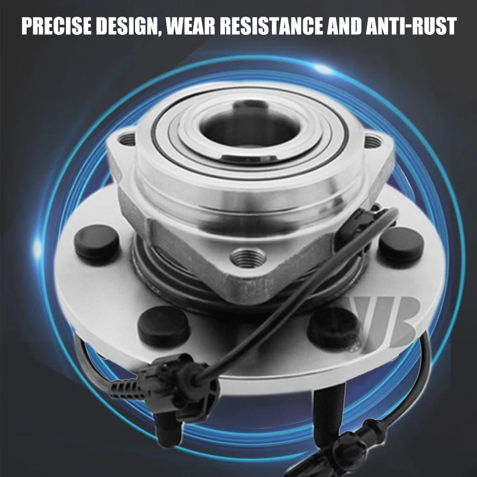 2x Front Wheel Bearing Hub Assembly for Chevy Silverado 1500 Yukon Tahoe 515096 Foto 4 de 4