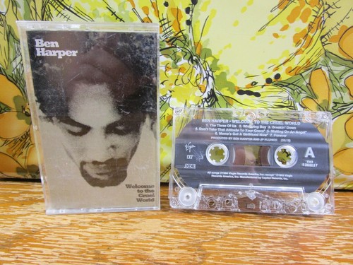 Ben Harper - Welcome to the Cruel World Cassette Virgin RARE US Promo Press 1994