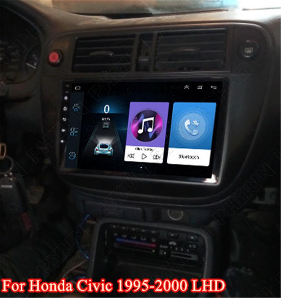 EUシビック専用 Androidナビ 9インチ 9'' For 1995-2000 Honda Civic LHD Android 10.1 Stereo Radio