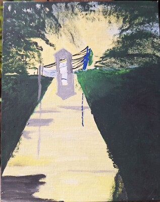 acrylic on canvas board 