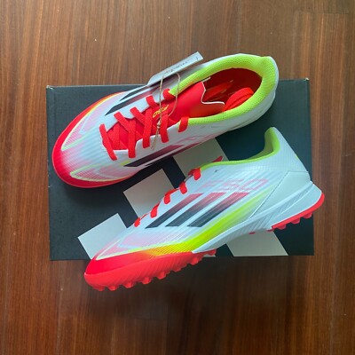 adidas F50 League TF Kids Football Boots White US 3.5