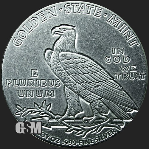 1/4 oz. Incuse Indian 1/4 oz .999 Fine Silver Fractional Round BU - IN STOCK! - Picture 3 of 3